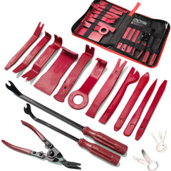 Poraxy full kit displayed showing all 19 pieces and storage bag for organized repairs