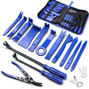 Poraxy full 19pcs kit front view showing organized tools and pouch protecting surfaces