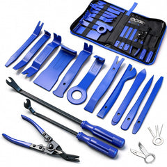 Poraxy full 19pcs kit front view showing organized tools and pouch protecting surfaces