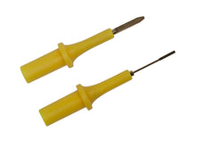 Power Probe adapters in use on a vehicle fuse box for safer, faster electrical diagnostics