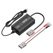 Power Queen front view of charger showing durable case and ports for reliable charging