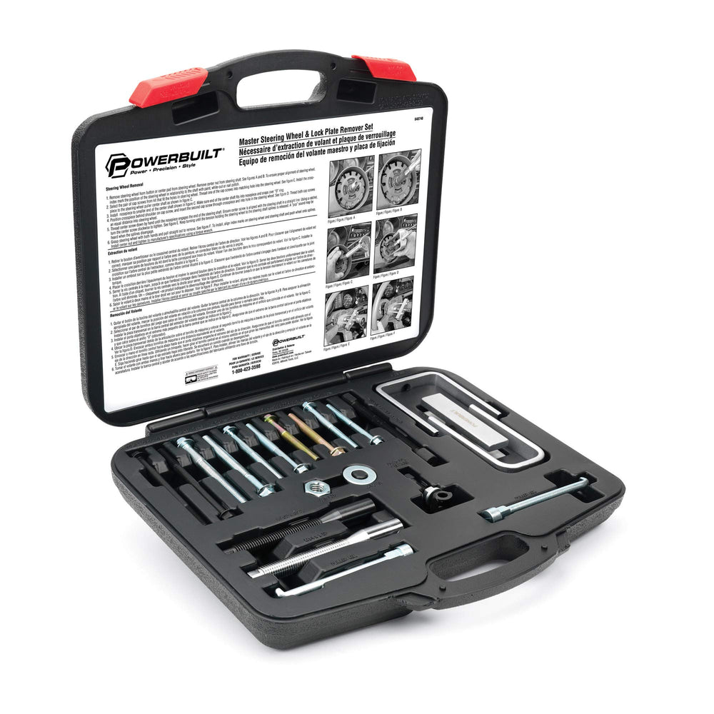 Powerbuilt front case and tools organized for quick access and protection