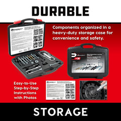 Powerbuilt lock plate removal tool detail for precise, safe extraction