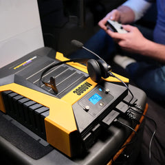 PowerDrive ports with AC outlets and USB ports for charging convenience