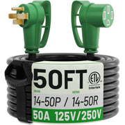 POWGRN front connector closeup showing durable plug and secure fit benefit