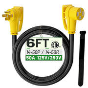 POWGRN front view showing NEMA 14-50 connectors and rugged design for reliable connections