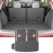 powoq front view of cargo mat showing full trunk coverage and protection