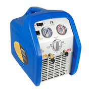 P PBAUTOS front view of recovery machine showing sturdy housing and portability benefit