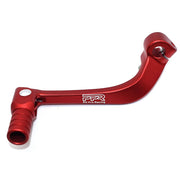 PPR PIT PRO RACING front view of red alloy shifter showing fit and durability