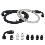 PQY front view of kit showing components and packaging, reliable install clarity