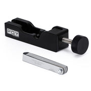 PQY front view of gap tool showing secure plug hold and ease of use