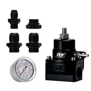 PQY regulator front profile showing durable billet body and mounting benefits