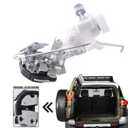Predep front view trunk latch actuator showing mounting points and easy fit
