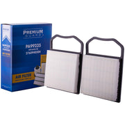 Premium Guard front packaging showing PG PA99235 and fitment for Mercedes-Benz, clear identification benefit