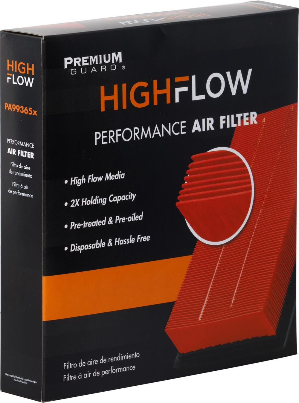 Premium Guard front view showing filter shape and fit for quick recognition and correct replacement