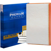 Premium Guard filter front view showing shape and fit for fast recognition and correct installation