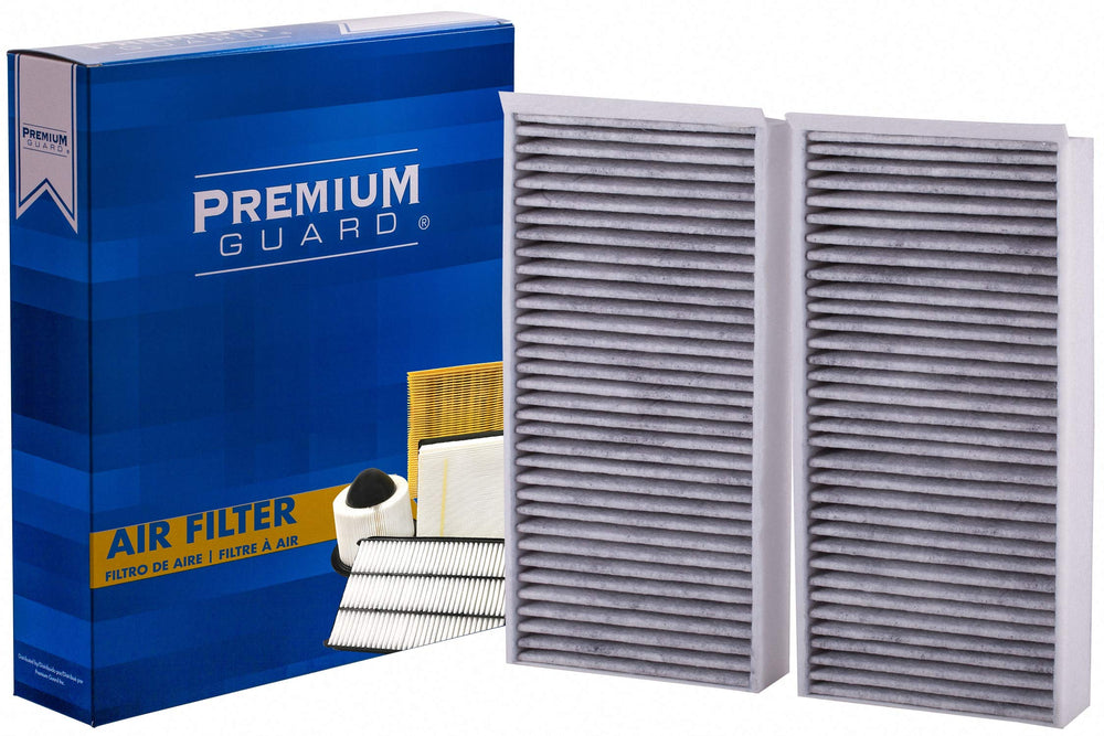 Premium Guard front packaging showing the PG PC9976 filter benefits and fitment