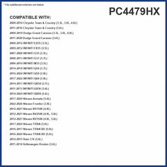 Premium Guard PUREFLOW side profile of filter illustrating compact fit