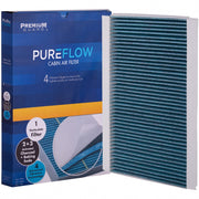Premium Guard PUREFLOW front view showing filter shape and fit benefits