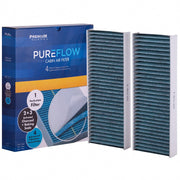 Premium Guard PUREFLOW front view showing filter and packaging benefit clearer air