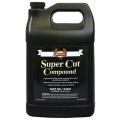 Presta Super Cut front label showing product and benefits for fiberglass
