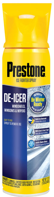 Prestone AS244 aerosol can front view showing label and convenience