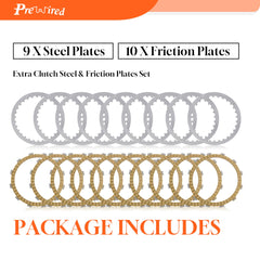 Prewired steel plate stack detail highlighting durable finish and consistent contact surface for smooth shifts