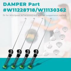 prime&swift close-up of coiled spring damper highlighting improved noise reduction