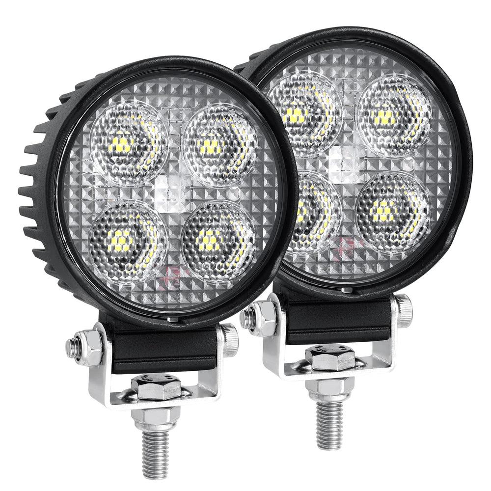Primelux front view showing the round LED lights for powerful area illumination