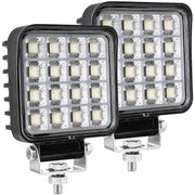 Primelux front view of lights showing robust housing and clear lens for reliable illumination