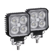 Primelux front view of two lights showing compact robust design and bright performance