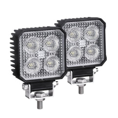 Primelux front view of two lights showing compact robust design and bright performance