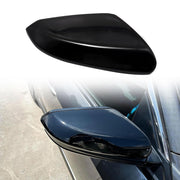Priprilod glossy black right mirror cap front view showing clean finish and visual upgrade