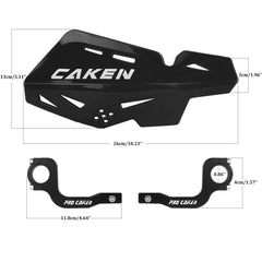 PRO CAKEN side profile of hand guard highlighting aerodynamic shape and fit