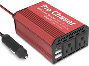 Pro Chaser front view showing AC and USB ports for versatile charging