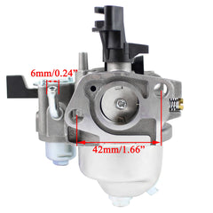 Pro Chaser carburetor top view showing fuel inlet for accurate connection benefit