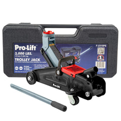 Pro-LifT jack in use under car demonstrating low-profile lift advantage