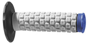 Pro Taper pillow top grips front view showing fit and vivid blue color for improved control