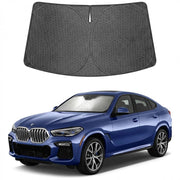 Proadsy installed on BMW X6 windshield provides full privacy and cooling benefit