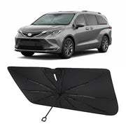 Proadsy front view showing full windshield coverage and precise fit benefit