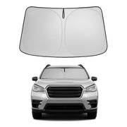 Proadsy front view fit on Subaru Ascent windshield showing full coverage benefit