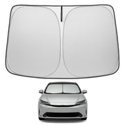 Proadsy front view showing full Prius windshield coverage and reduced glare