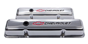 ProForm red chrome valve cover front view showing Bowtie and fitment benefits