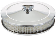 ProForm front view of 10-inch chrome air cleaner showing classic styling and fit