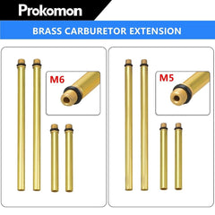 Prokomon connected to carburetor ports demonstrating easy setup and real-time measurement