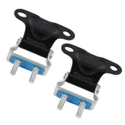 Promrmr front view of replacement hinges showing fit and strength benefit