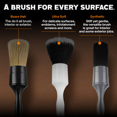 PROPER DETAILING CO. ultra-soft brush head detail for scratch-free paint care