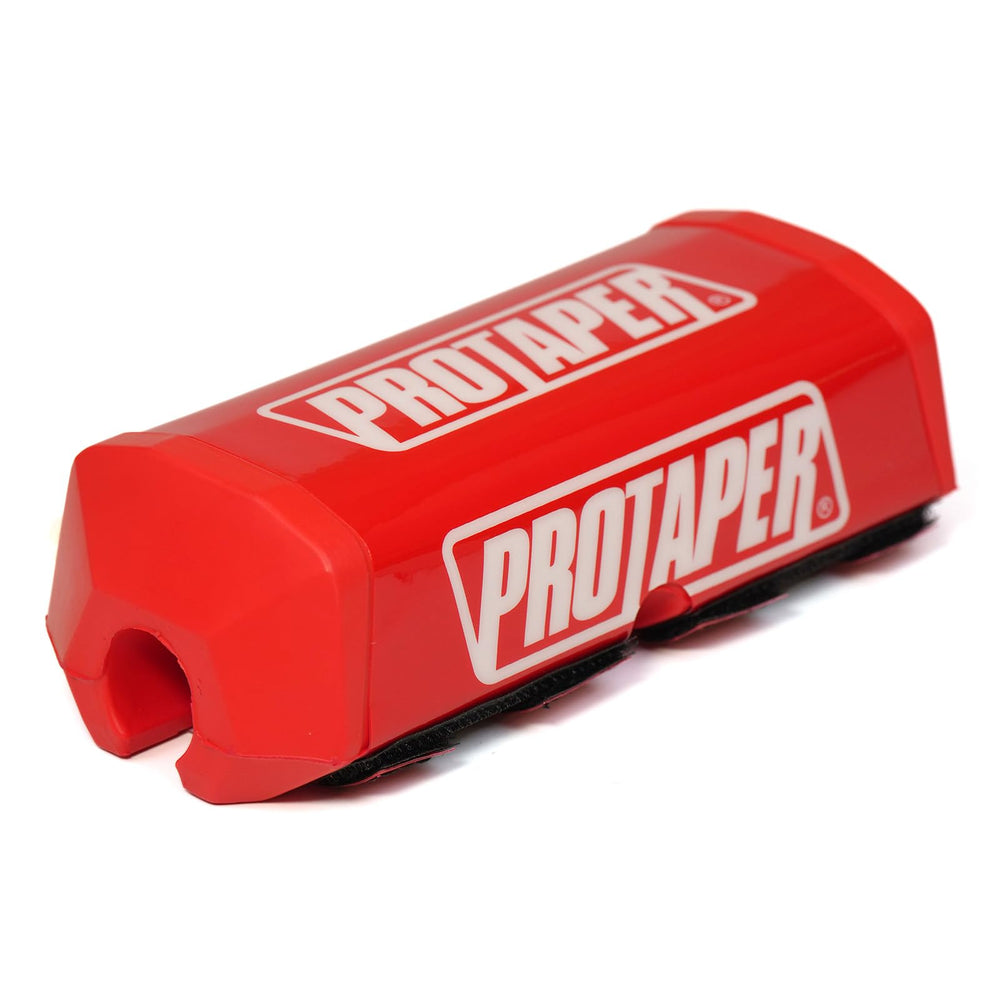 PROTAPER front view of red white handlebar pad showing fit and style benefit
