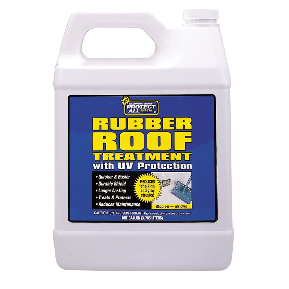 Protect All one-gallon container front label showing product and benefits