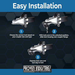 Proven Industries powder-coated finish detail showing durable corrosion resistance